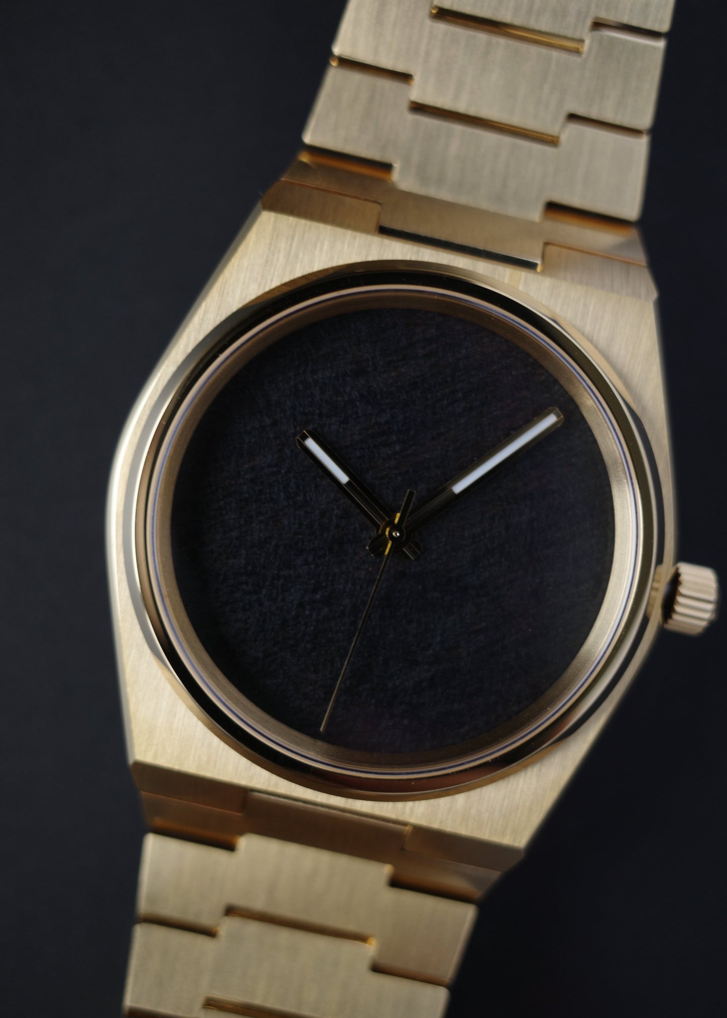 Aurora Technical Wood Veneer Dial Watch