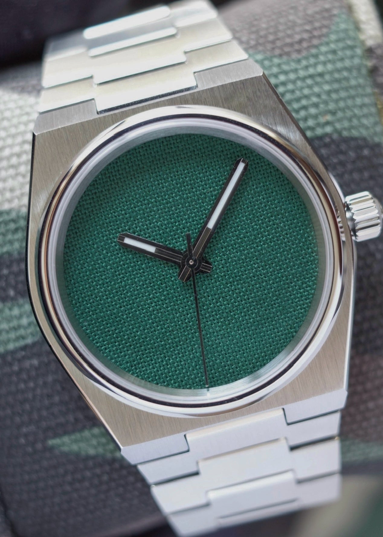 RBMODLAB Custom Fabric Dial Watch