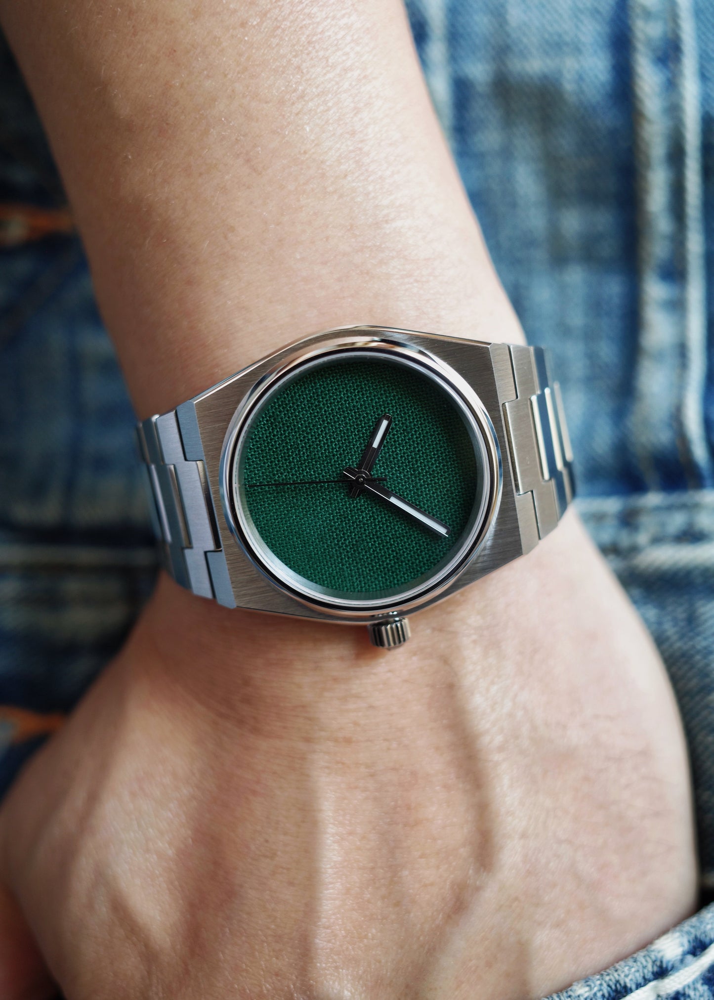 RBMODLAB Custom Fabric Dial Watch
