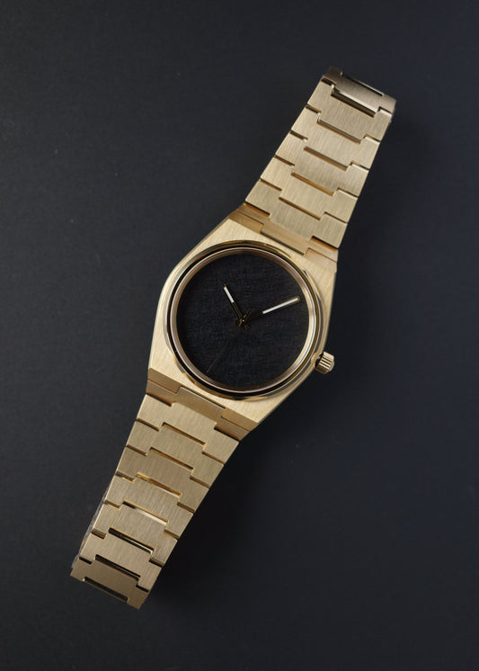 Aurora Technical Wood Veneer Dial Watch