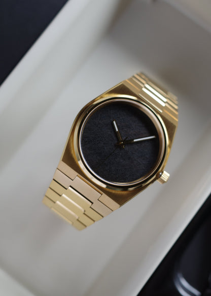 Aurora Technical Wood Veneer Dial Watch